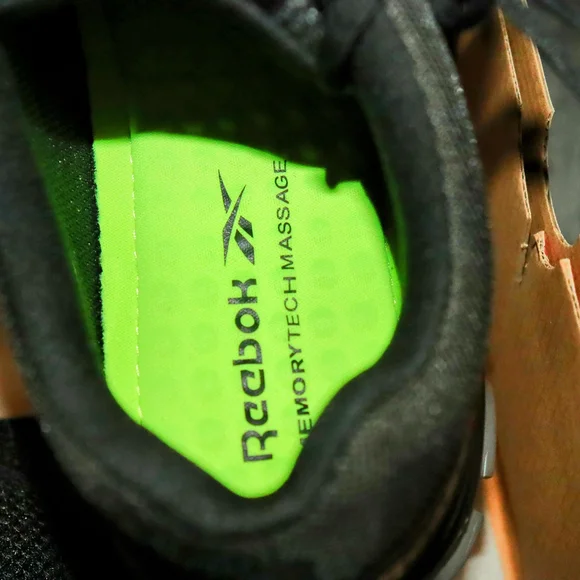 Reebok Sublite Cushion Athletic Work Shoes Size 11 Mens - Black And Gray - Picture 6 of 12